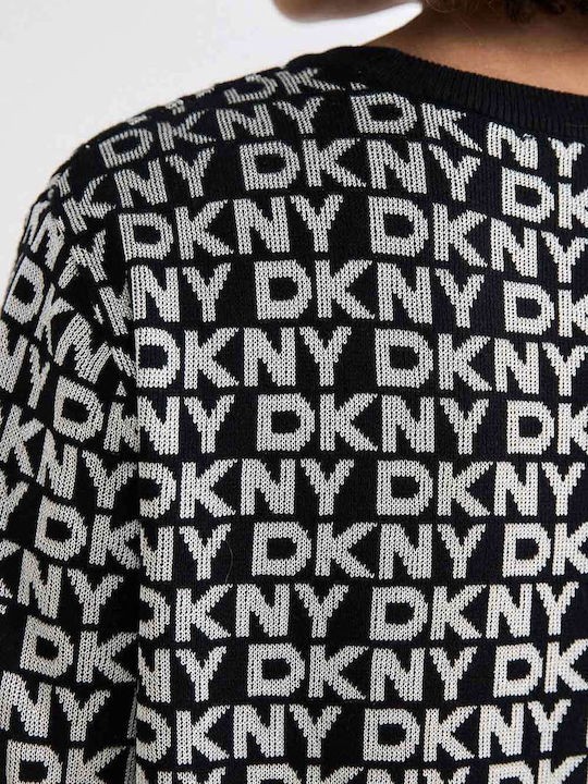 ΜΠΛΟΥΖΑ ΜΑΥΡΗ ΜΕ LOGO ΜΠΕΖ DKNY